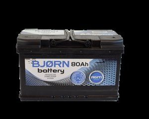 BJORN BJORN AGM 12V/80Ah Star-Stop