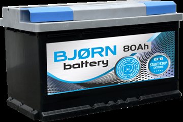 BJORN BJORN  EFB 12V/80Ah Star-Stop