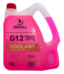 DEXOLL Dexoll Antifreeze G12  PREMIX -37°C  3L