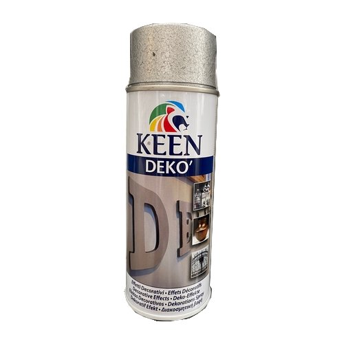 rôzne Kladivkový efekt STRIEBORNÝ 400ml | KEEN