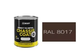 polomat - kvalitná alkyduretánová farba priamo na hrdzu 3v1 RAL 8017 750ml