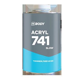 HB  BODY HB BODY 741 akrylové riedidlo pomalé transparentné 1L
