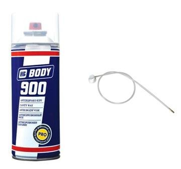 HB  BODY HB BODY 900 cavity wax - sprej na dutiny hnedý 400ml - s hadičkou 60cm