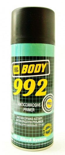 HB  BODY HB BODY 992 1k antikorózny základ v spreji šedý 400 ml
