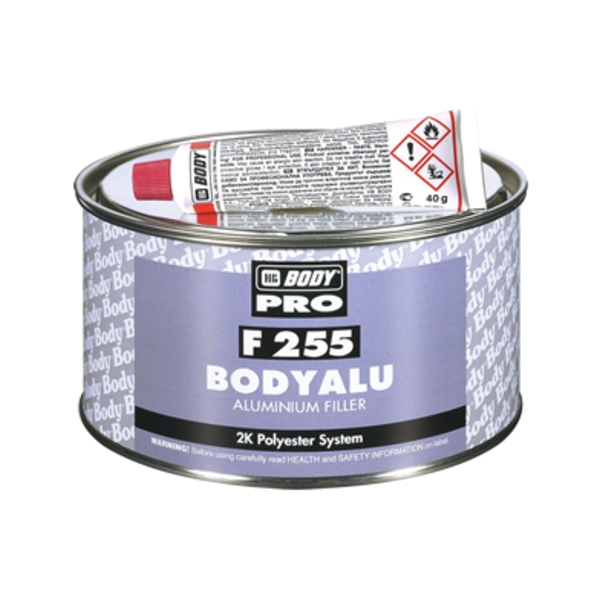 HB  BODY HB BODY ALU F255 - tmel s hliníkom strieborný 1kg