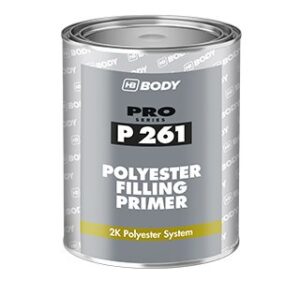 HB  BODY HB BODY P261  2K polysterový tmel s plničom  šedý 1L