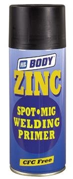 HB  BODY HB BODY zinc spot mig 425 - 1k antikorózna základná zinková farba čierna v spreji 400ml