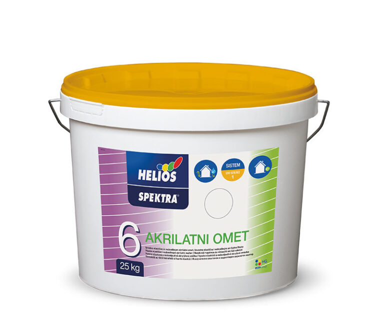 Helios Helios SPEKTRA Akrylátová biela omietka 1mm hladená 25kg