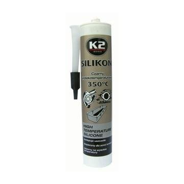 K2 K2 SILICONE BLACK 300 g - silikón na utesnenie časti motora pri montáži