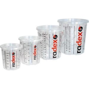 Radex RADEX Miešací kelímok s vrchnákom 385ml