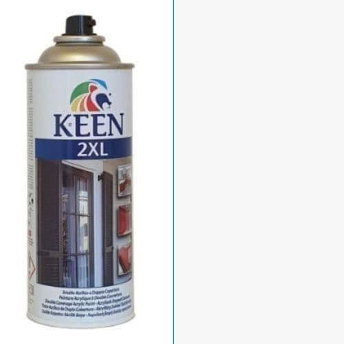 rôzne Biela lesklá farba v spreji RAL 9010 | KEEN 2XL 400ml