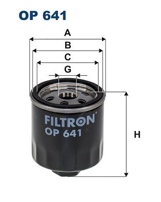 FILTRON Olejový filter OP641