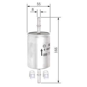 BOSCH Palivový filter 0 450 905 316