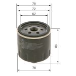 BOSCH Olejový filter 0 451 103 318