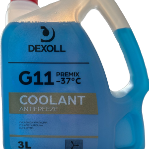 DEXOLL Antifreeze Coolant Premix G11 -37°C 3L