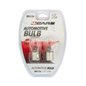 4CARS 12V 21W BA15s 2ks (double blister)