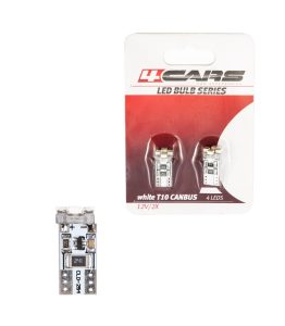 4CARS LED ŽIAROVKA 4LED 12V CANBUS 3528SMD T10