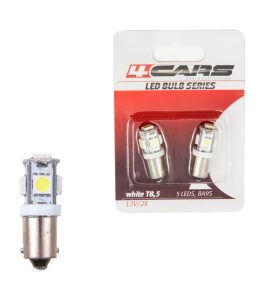 4CARS LED ŽIAROVKA 5LED 12V 5050SMD T8