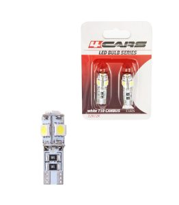 4CARS LED ŽIAROVKA 5LED 12V CANBUS 5050SMD T10