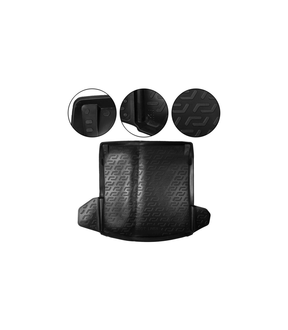 Gumená 3D vanička so zvýšeným okrajom do batožinového priestoru FORD FOCUS II HTB Gumená 3D vanička so zvýšeným okrajom do batožinového priestoru FORD FOCUS II HTB