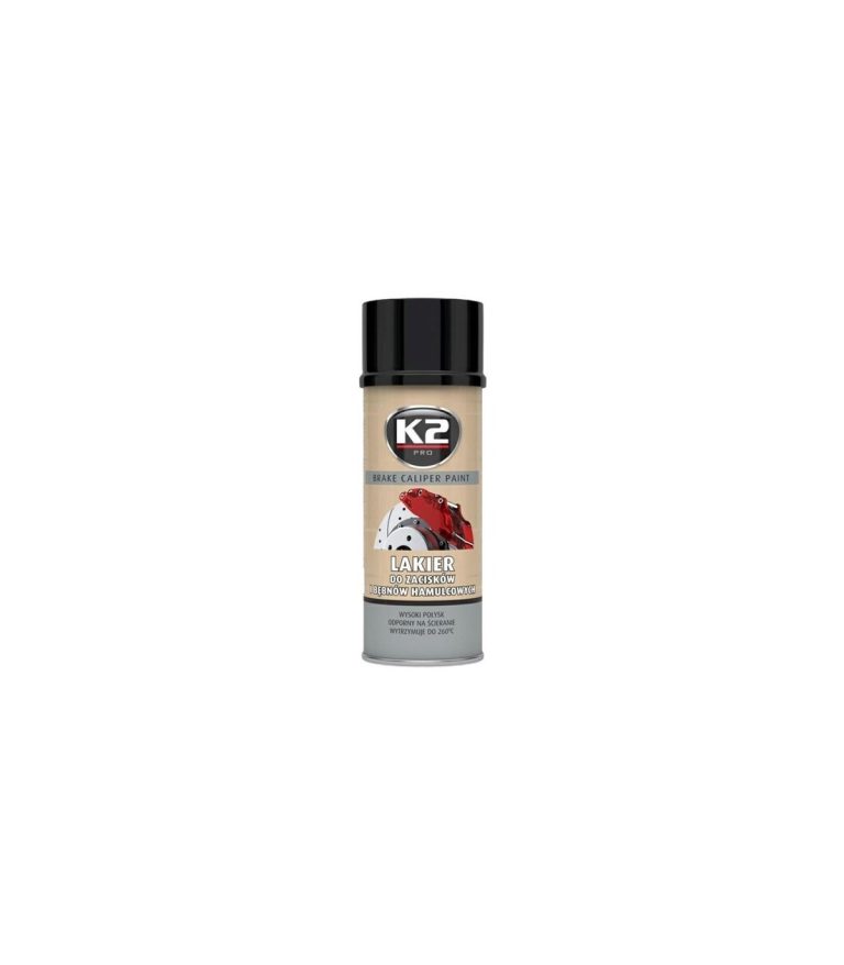 K2 BRAKE CALIPER PAINT 400 ml ČIERNA - farba na brzdové strmene a bubny