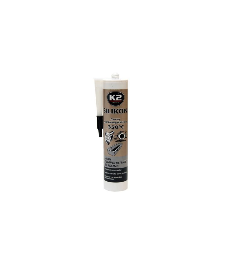 K2 Silikón čierny Kartuš 300 gr