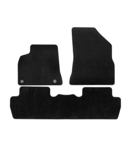Miracle Velur Black PEUGEOT 5008 2009-2016 4ks