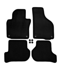 Miracle Velur Black VOLKSWAGEN Scirocco 2008-2017 4ks