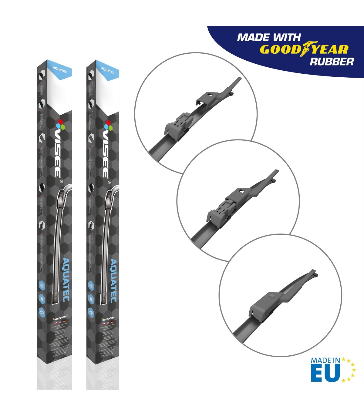 VISEE náhrada originálnych stieračov SV-C 650/650R VISEE náhrada originálnych stieračov SV-C 650/650R