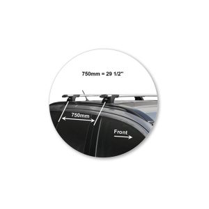 Whispbar montážna sada - Flush Rail Mount - K683W