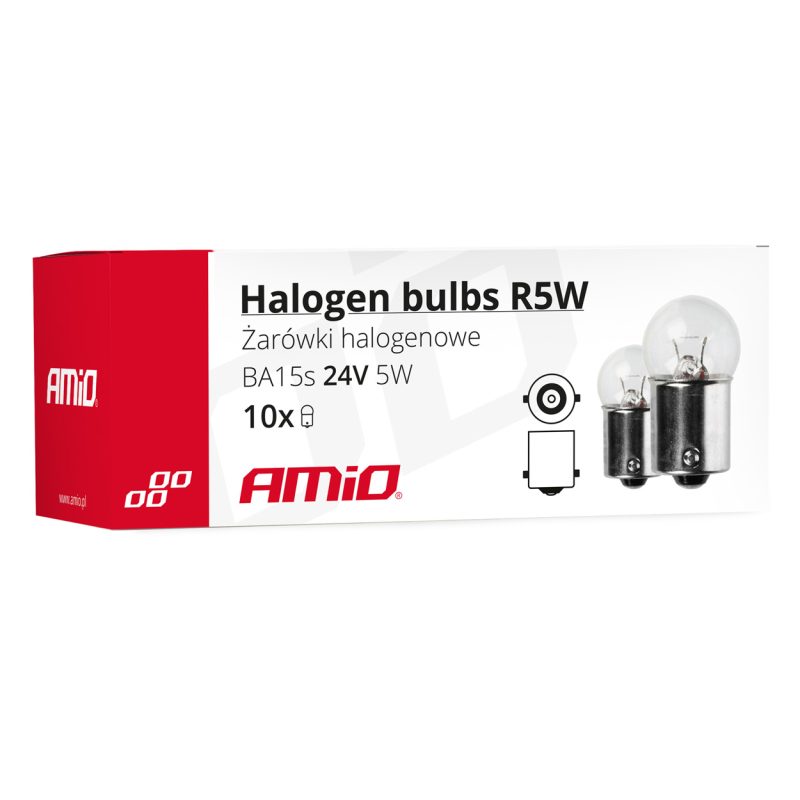 Halogénové žiarovky R5W BA15s 24V 10ks – Obrázok 3
