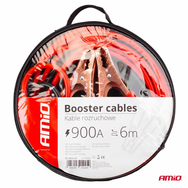 Štartovacie káble 900A - 6m AMiO-01025 – Obrázok 9