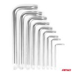 Torx kľúče CRV 9ks AMIO-01040 – Obrázok 4