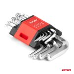 Imbusové kľúče CRV 9ks AMIO-01041 – Obrázok 3