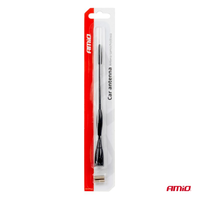 Prút autoantény 16 cm 5/6mm adaptér ANTM04 AMIO-01052 – Obrázok 4
