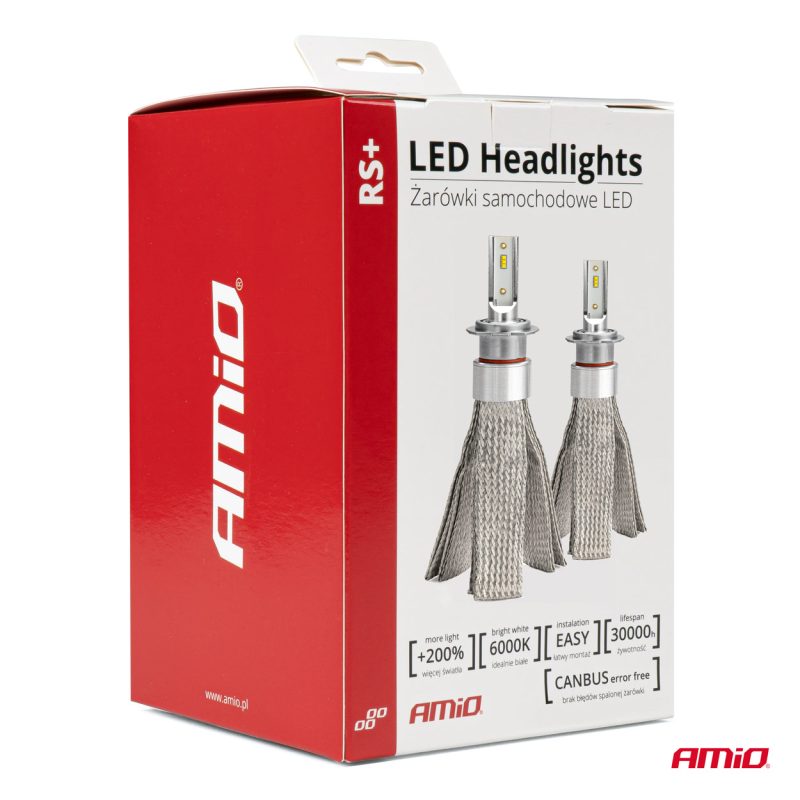 LED žiarovky pre hlavné svietenie H8/H9/H11 50W RS+ Slim séria – Obrázok 11