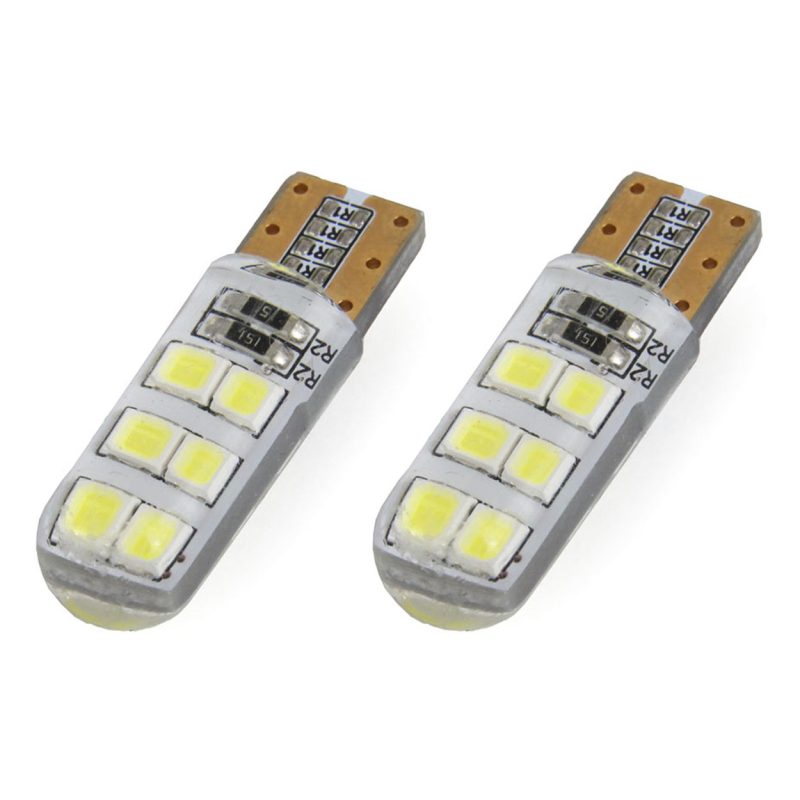 LED žiarovky STANDARD T10 W5W 12xSMD 2835 12V Silca – Obrázok 4