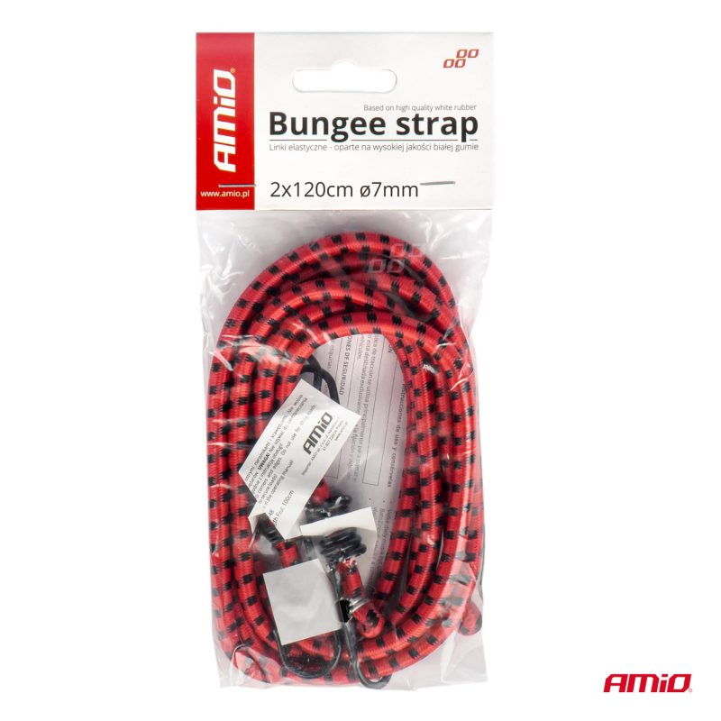 Gumové lano 2x120cm o7mm BSTRAP-04 AMiO-01149 – Obrázok 4