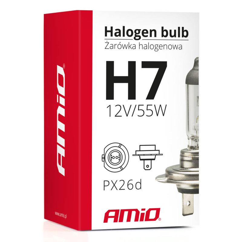 Halogénová žiarovka H7 12V 55W UV filter (E8) – Obrázok 5