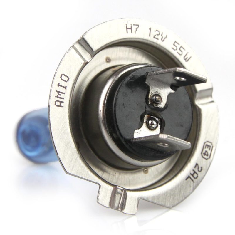 Halogénová žiarovka H7 12V 55W UV filter (E8) Super White – Obrázok 4