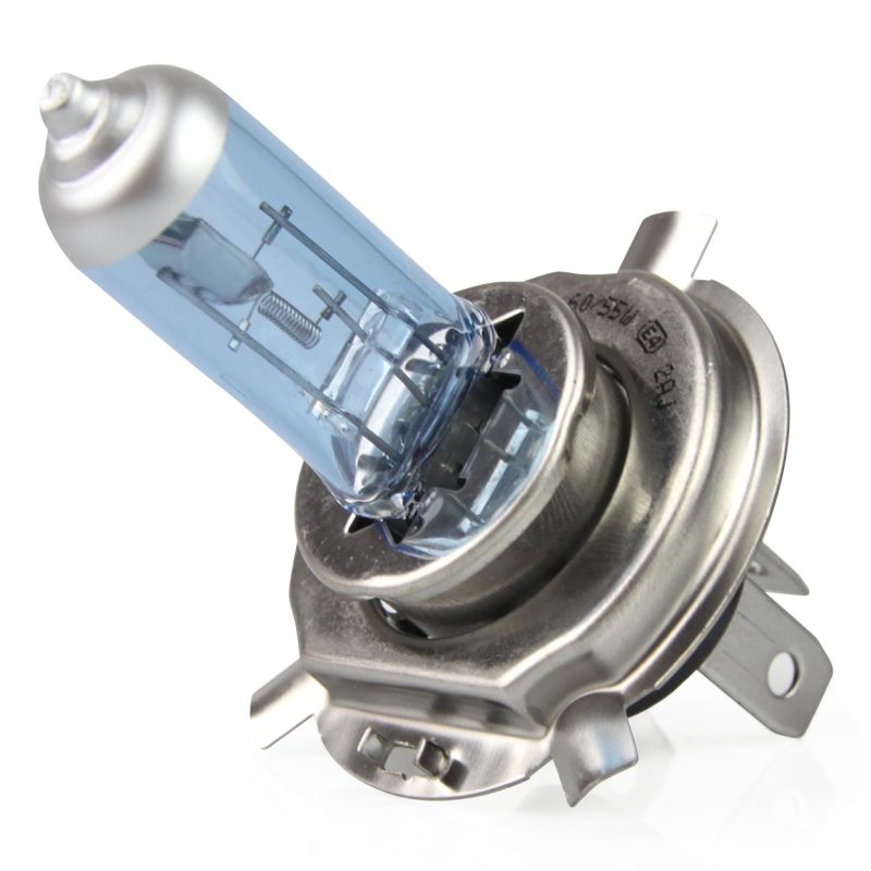Halogénová žiarovka H4 12V 60/55W UV filter (E8) Super White – Obrázok 3