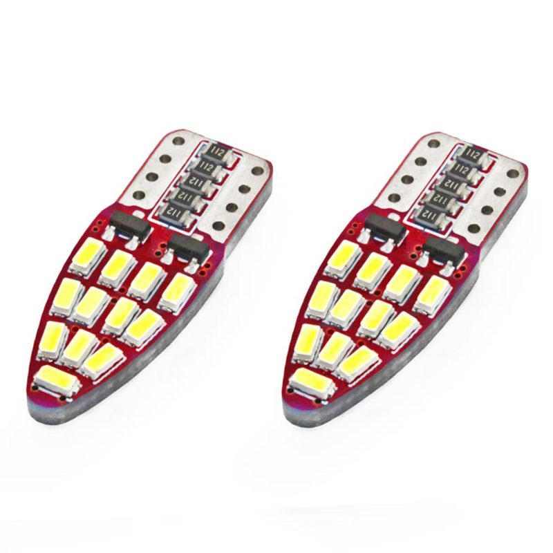 LED žiarovky CANBUS 24SMD 3014 T10e (W5W) White 12V – Obrázok 4