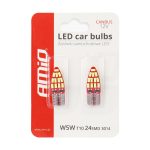 LED žiarovky CANBUS 24SMD 3014 T10e (W5W) White 12V – Obrázok 5