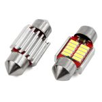 LED žiarovky CANBUS 4014 10SMD Festoon C5W C10W C3W 31mm White 12V/24V – Obrázok 2