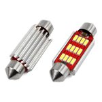LED žiarovky CANBUS 4014 12SMD Festoon C5W C10W C3W 41mm White 12V/24V – Obrázok 2