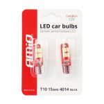 LED žiarovky CANBUS 15SMD 4014 T10e (W5W) SILCA White 12V – Obrázok 5