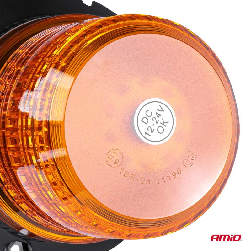 LED maják R10 12V 24V W14M AMIO-01503 – Obrázok 2