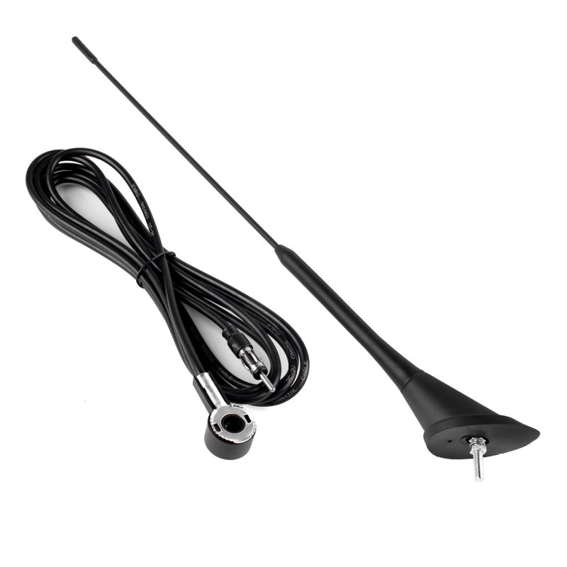 Autoanténa 40cm 5mm adaptér 3m cord ANT07 AMiO-01507 – Obrázok 2