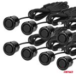 Parkovací asistent so zvukovým signalizátorom/bzučiak 8 senzorové čierne GOLD 18mm – Obrázok 3