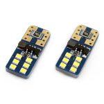 LED žiarovky CANBUS 12SMD UltraBright 2016 T10e (W5W) White 12V/24V – Obrázok 4